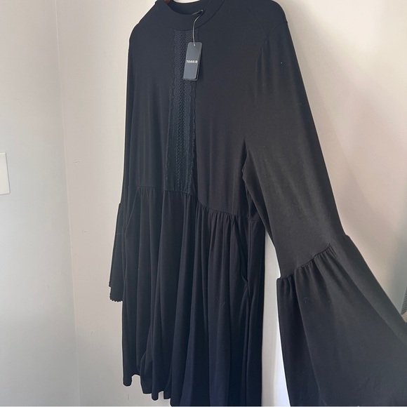 Torrid Elegant Black Long Sleeve Dress - Picture 5 of 7